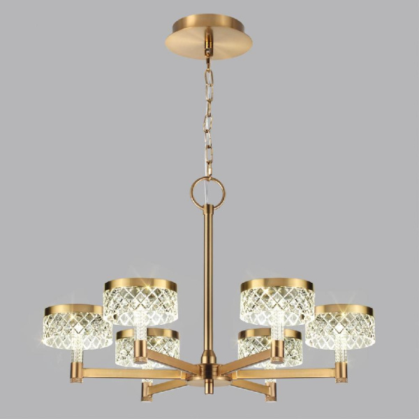 5032/36L L-VISION ODL24 567 античн.бронза/металл/акрил Люстра LED 36W 4000K 2596лм FIVRE