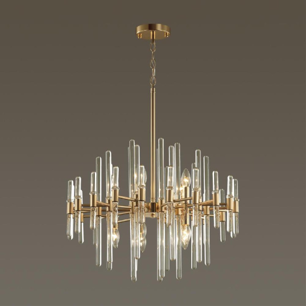 4988/10 HALL ODL22 661 золотой/стекло Люстра E14 10*40W STIKA