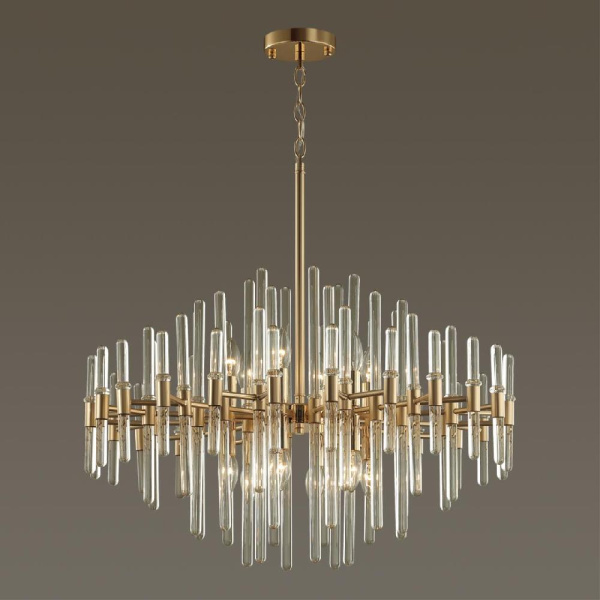 4988/12 HALL ODL22 661 золотой/стекло Люстра E14 12*40W STIKA