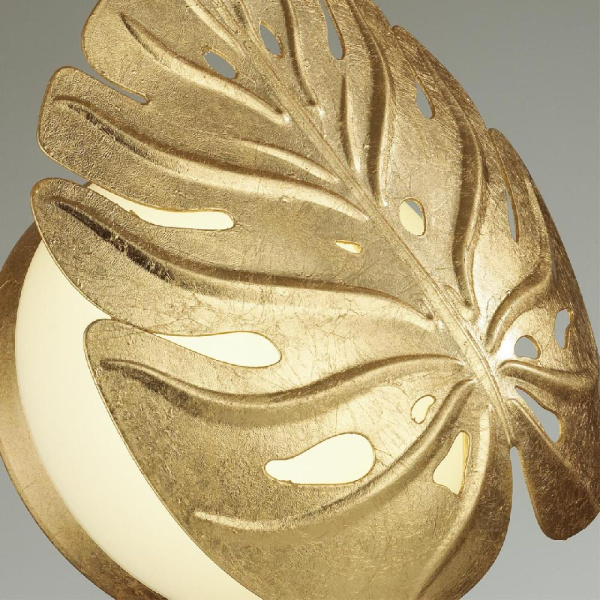 4864/1W MODERN ODL_EX22 80 золотистый/белый/стекло Бра G9 2*5W JUNGLE