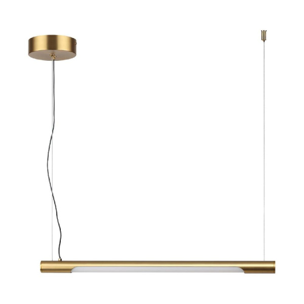 4358/20L MIDCENT ODL23 221 античная бронза/акрил белый матовый/янтарный Подвесной св-к IP20 LED 20W 1208Лм 3000K COLLE