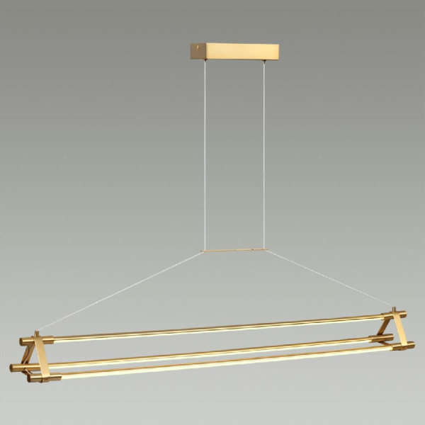 4394/48L HIGHTECH ODL23 104 античная бронза/металл/акрил Подвесной св-к IP20 LED 48W 1920Лм 3000K STRETTO