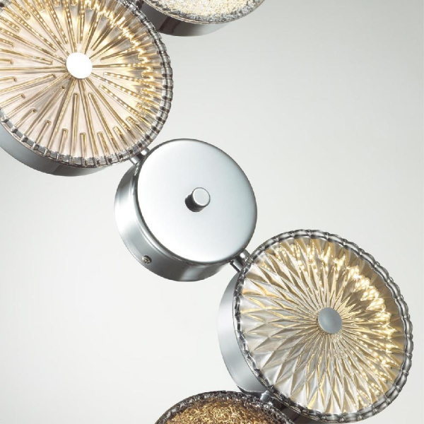 5416/25WL L-VISION ODL_EX23 155 хром/разноцветный металл/стекло Бра LED 25W 4000K CARAMELLA