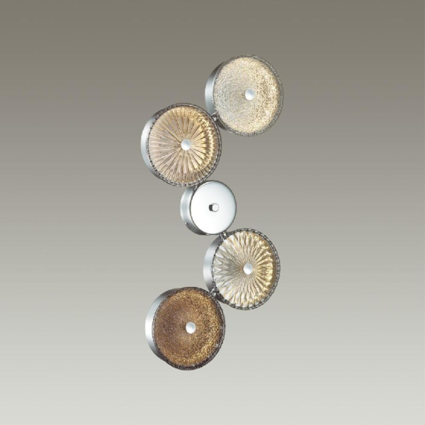 5416/25WL L-VISION ODL_EX23 155 хром/разноцветный металл/стекло Бра LED 25W 4000K CARAMELLA