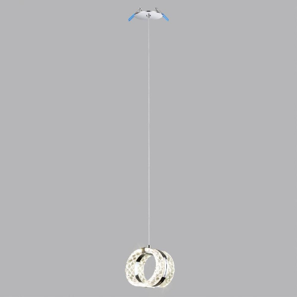 5029/8L L-VISION ODL24 573 хром/металл/акрил Подвес LED 8W 4000K 448лм MIRAGE