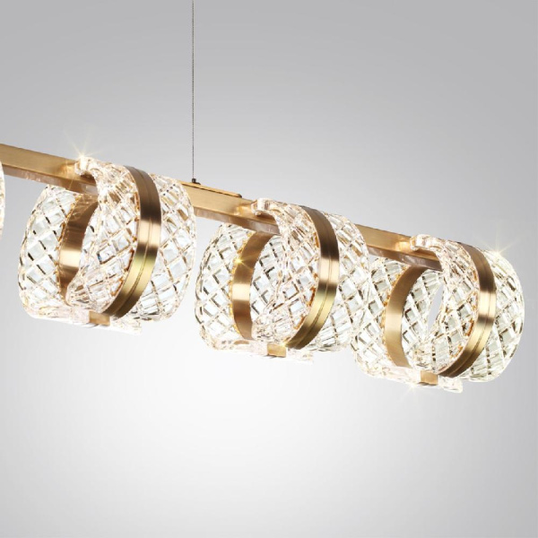 5030/40L L-VISION ODL24 575 античн.бронза/металл/акрил Люстра LED 40W 4000K 2244лм MIRAGE