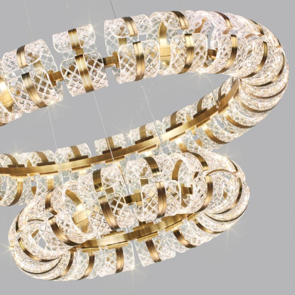 5030/230L L-VISION ODL24 575 античн.бронза/металл/акрил Люстра LED 230W 4000K 14677лм MIRAGE