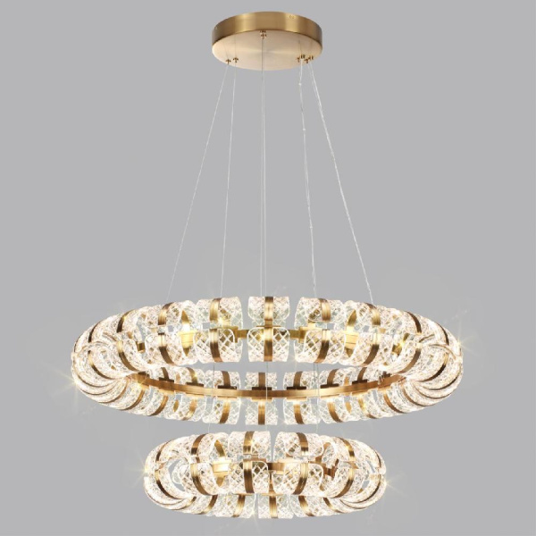 5030/230L L-VISION ODL24 575 античн.бронза/металл/акрил Люстра LED 230W 4000K 14677лм MIRAGE