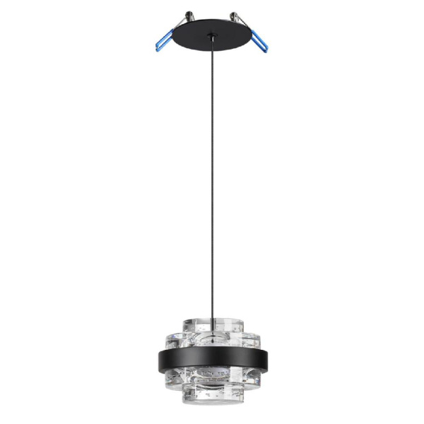 5031/6L L-VISION ODL24 513 чёрный/металл/акрил Подвес LED 6W 4000K 432лм KLOT