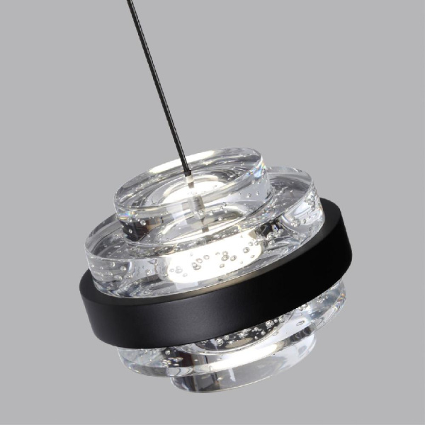 5031/6L L-VISION ODL24 513 чёрный/металл/акрил Подвес LED 6W 4000K 432лм KLOT