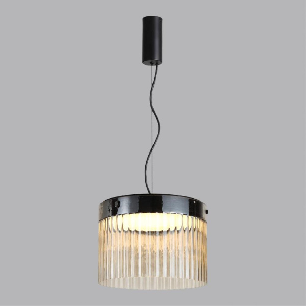 5047/24L L-VISION ODL24 439 черный/светл.янтарный/металл/стекло Подвес LED 24W 4000К 2715Лм PILLARI