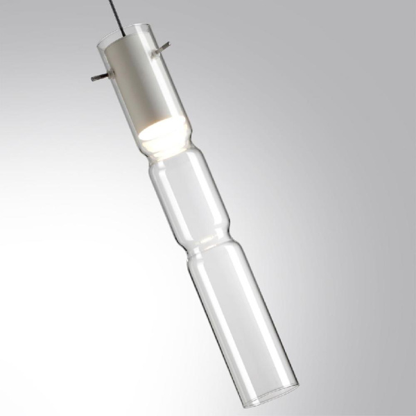 5059/5LB PENDANT ODL24 459 белый/прозрачный/металл/стекло Подвес LED 5W 3000K SCROW