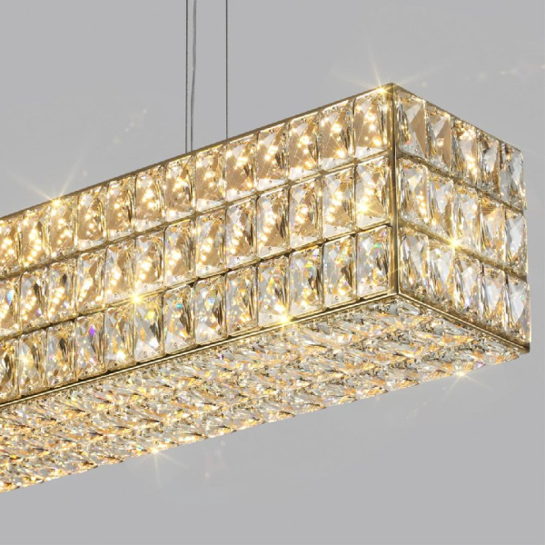 4926/48L L-VISION ODL24 601 золото/металл/хрусталь Люстра LED 48W 4000K 2452Лм PANTA