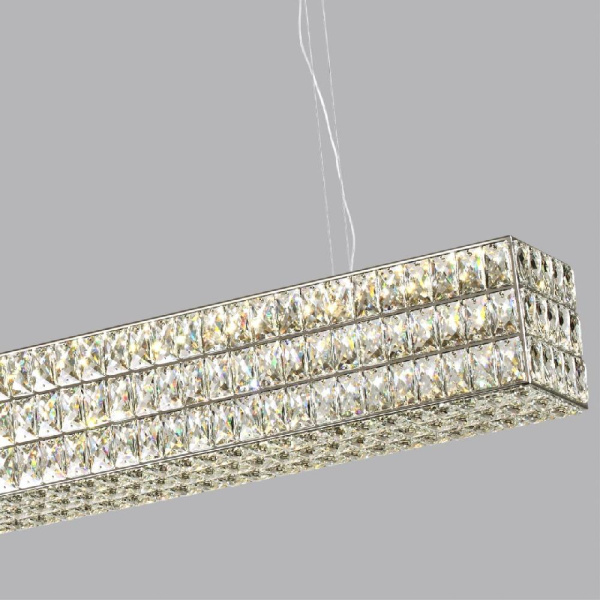 4927/60L L-VISION ODL24 603 хром/металл/хрусталь Люстра LED 60W 4000K 3269Лм PANTA