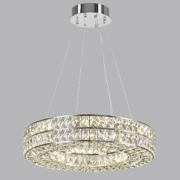 4927/52L L-VISION ODL24 599 хром/металл/хрусталь Люстра LED 52W 4000K 2971Лм PANTA