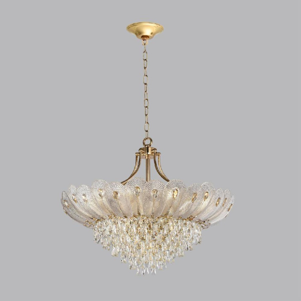 5048/16 HALL ODL24 519 золото/прозрачный/янтарный/металл/хрусталь/стекло Люстра E14 16*40W PAROTI