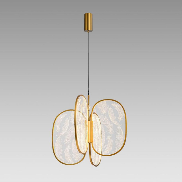 6664/53L L-VISION ODL_EX24 143 Подвесной светильник античн бронза/металл/акрил IP20 LED 54W 3000Лм 3000K PIUMA