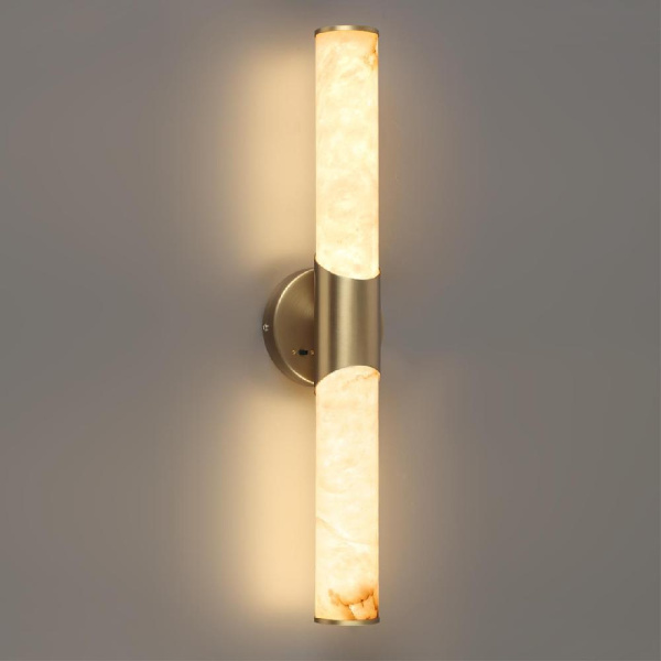 6672/12WL L-VISION ODL24 217 Настенный светильник латунь/металл/алебастр IP20 LED 12W 540Лм 3000K/4000K MARBELLA