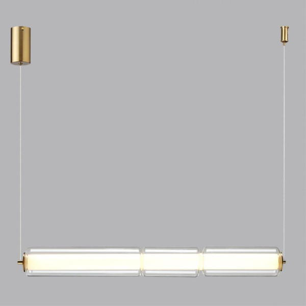 6688/19L L-VISION ODL24 147 Подвесной светильник античная бронза/металл/акрил/стекло IP20 LED 19W  3000K FAU