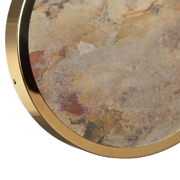 5079/24L L-VISION ODL24 535 зол./серо-беж./металл/натур.камень/акрил Настен.-потолочн. cветил. с переключ.цветов.темпер. LED 24W 3000К/4000K/6000K BER