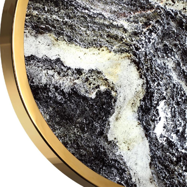 5079/30L L-VISION ODL24 535 зол/серо-бежевый/металл/натур.камень/акрил Настен.-потолочн. cветил. с переключ.цветов.темпер. LED 30W 3000К/4000K/6000K B