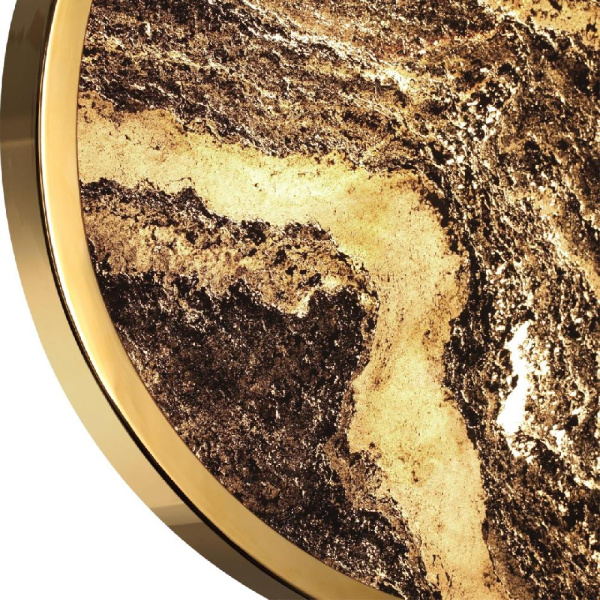 5079/30L L-VISION ODL24 535 зол/серо-бежевый/металл/натур.камень/акрил Настен.-потолочн. cветил. с переключ.цветов.темпер. LED 30W 3000К/4000K/6000K B