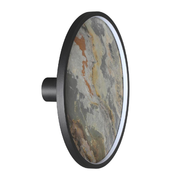5078/35L L-VISION ODL24 539 черн./серо-беж./металл/натур.камень/акрил Настен.-потолочн.cветильн. LED 35W 3000K STOFLAKE