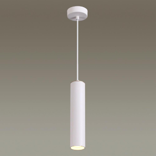 3873/1L HIGHTECH ODL19 405 белый Подвесной светильник GU10 1*50W 220V KIKO