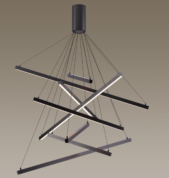 3860/96B L-VISION ODL20 326 черный/металл Подвесной светильник LED 3000K 96W 220V COMETA