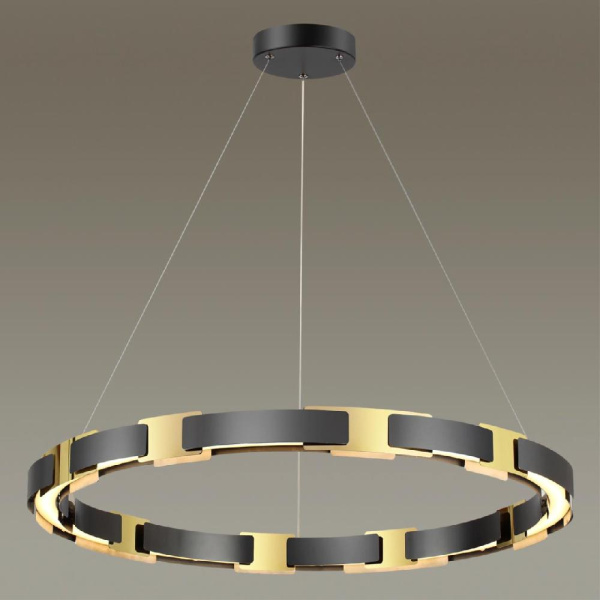 4991/80L L-VISION ODL23 417 черный/золотой/металл/акрил Люстра LED 80W 3000K FIERRO