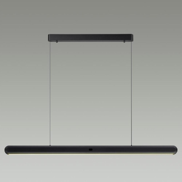 6641/40L HIGHTECH ODL24 279 металл/черный/акрил Подвесной светильник IP20 LED 40W 3000K 220V с датчиком движения и диммером яркости SATRION