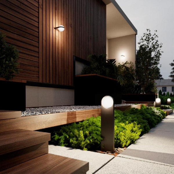 6652/12GL NATURE ODL24 621 черный/металл/акрил Уличный светильник IP65 LED 12W 4000K AC85-265V TILDA