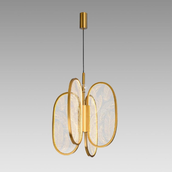 6664/38L L-VISION ODL_EX24 143 Подвесной светильник античн бронза/металл/акрил IP20 LED 38W 2500Лм 3000K PIUMA