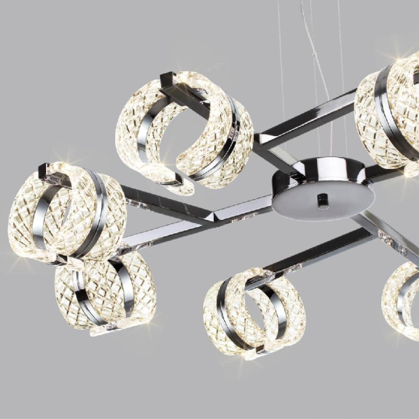 5029/53L L-VISION ODL24 577 хром/металл/акрил Люстра LED 53W 4000K 3744лм MIRAGE