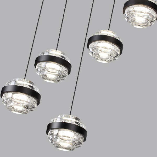 5031/40L L-VISION ODL24 513 чёрный/металл/акрил Люстра LED 40W 4000K 2528лм KLOT