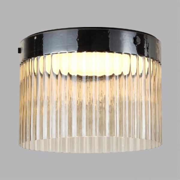 5047/24LC L-VISION ODL24 439 черный/светл.янтарный/металл/стекло Потолочный светильник LED 24W 4000К 2715Лм PILLARI