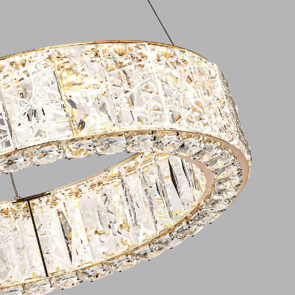 5071/60L HALL ODL24 613 золото/прозрачный/металл/хрусталь/стекло Люстра LED 60W 3700K VERSION