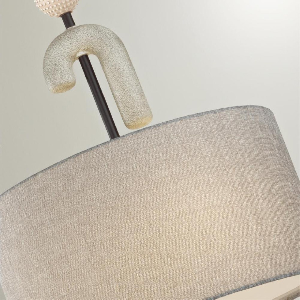 5410/3 MODERN ODL_EX24 169 черный матов./серый/металл/полирезин/ткань Подвес E14 3*40W BAGEL