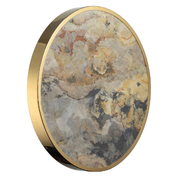 5079/50L L-VISION ODL24 535 зол/серо-бежевый/металл/натур.камень/акрил Настен.-потолочн. cветил. с переключ.цветов.темпер. LED 50W 3000К/4000K/6000K B