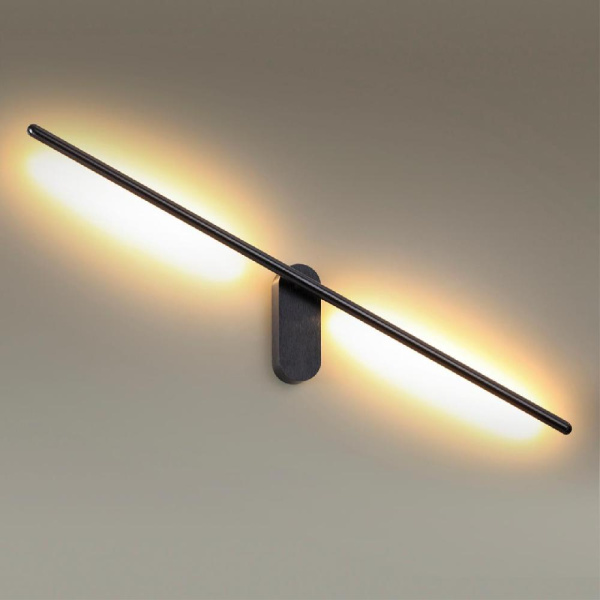 3858/12WB HIGHTECH ODL19 299 черный Настенный светильник LED 12W 710Лм 3000К 220V MILL