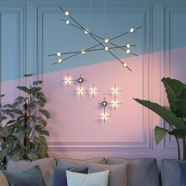 3906/48L L-VISION ODL20 323 золотистый/металл Подвесной светильник LED 4000K 48W 220V COSTELLA