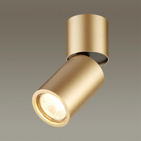 3895/1C HIGHTECH ODL20 343 золотистый/металл Потолочный поворотный светильник GU10 50W DUETTA