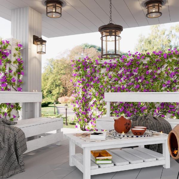 4044/1W NATURE ODL18 753 коричневый/патина Уличный настенный светильник IP44 E27 60W 220V VIRTA