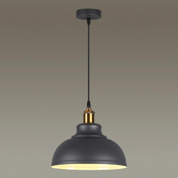 3366/1 PENDANT ODL17 497 темн.серый/бронзовый Подвес E27 60W 220V MIRT