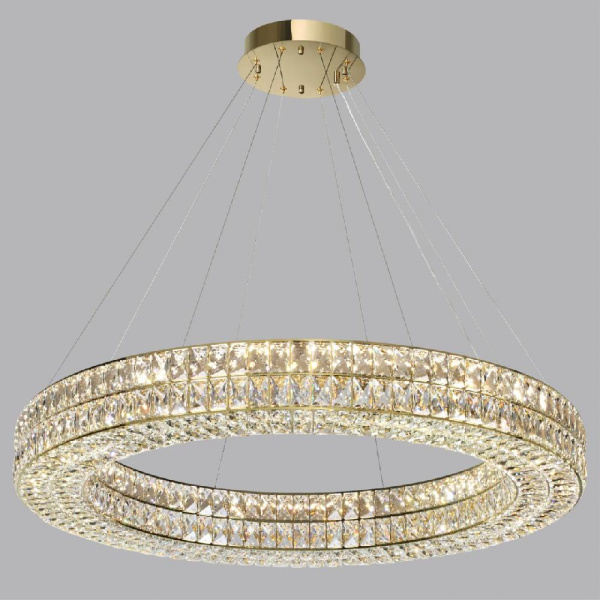 4926/98L L-VISION ODL24 597 золото/металл/хрусталь Люстра LED 98W 4000K 5850Лм PANTA