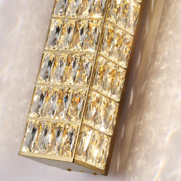 4926/9WL L-VISION ODL24 601 золото/металл/хрусталь Настенный светильник LED 9W 4000K 508Лм PANTA