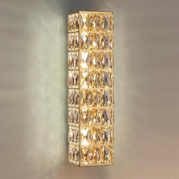 4926/9WL L-VISION ODL24 601 золото/металл/хрусталь Настенный светильник LED 9W 4000K 508Лм PANTA