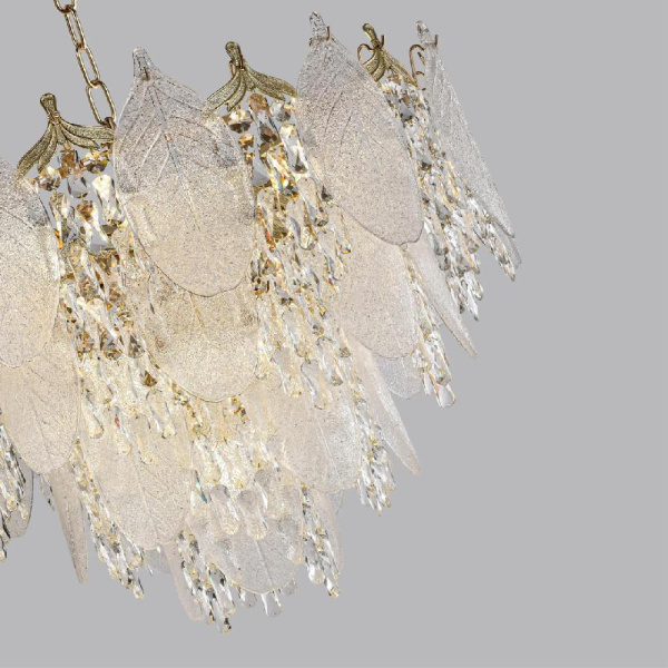 5049/19 HALL ODL24 511 золото/прозрачный/металл/хрусталь/стекло Люстра E14 19*40W TEARS