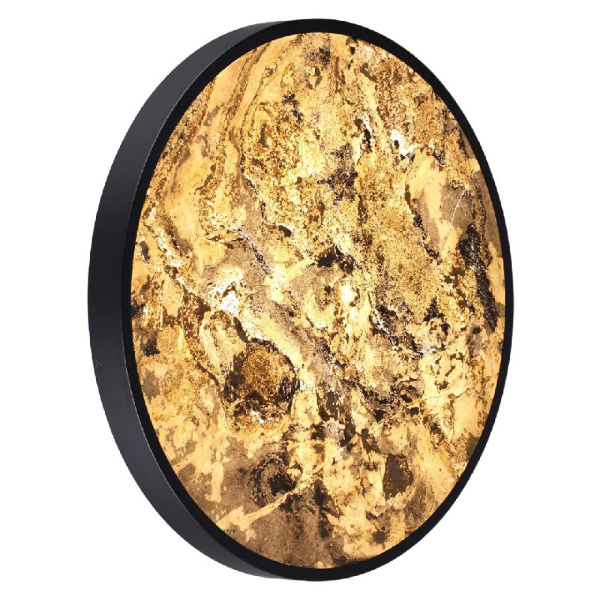 5064/50L L-VISION ODL24 531 черн./серо-беж./металл/натур.камень/акрил Настен.-потолочн. cветил. с переключ.цветов.темпер. LED 50W 3000К/4000K/6000K BE