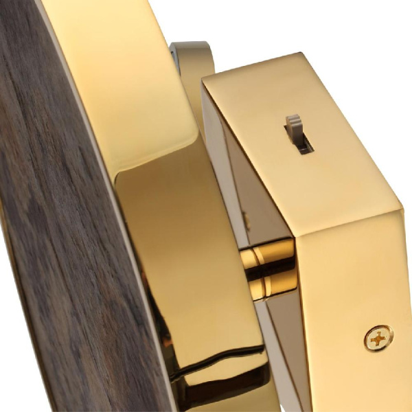 5079/15WL L-VISION ODL24 535 зол./серо-бежевый/металл/натур.камень/акрил Настенн.светильн. с переключ.цветов.темпер. LED 15W 3000К/4000K/6000K BERGI